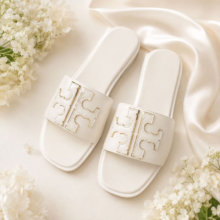 Tory Burch Double T Sport Slide