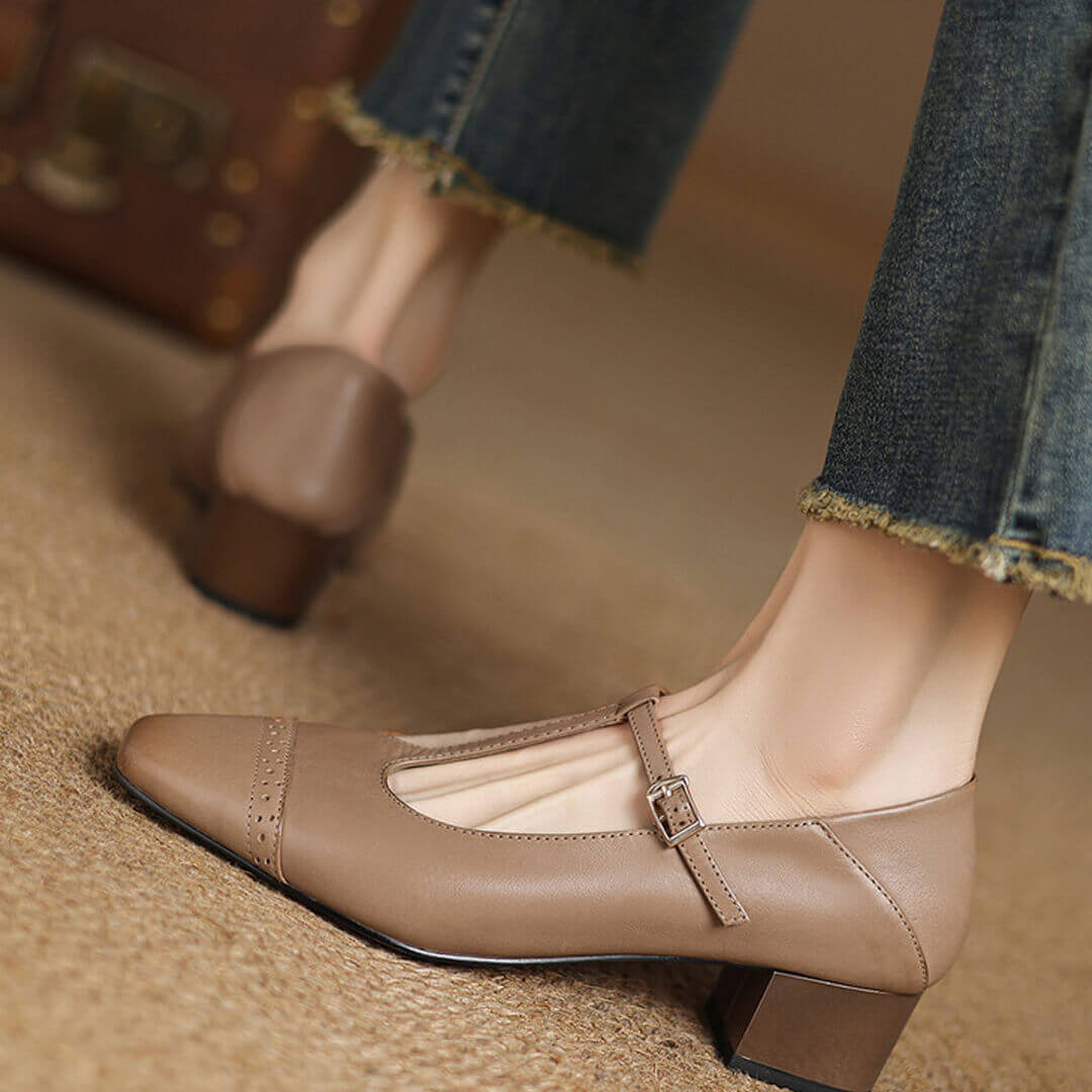 Marien Genuine Leather Flats