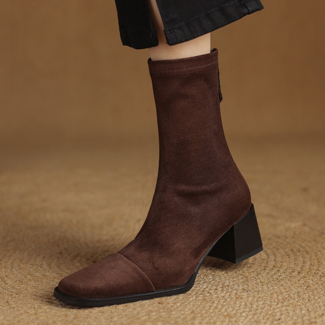 Amira Genuine Suede Boots