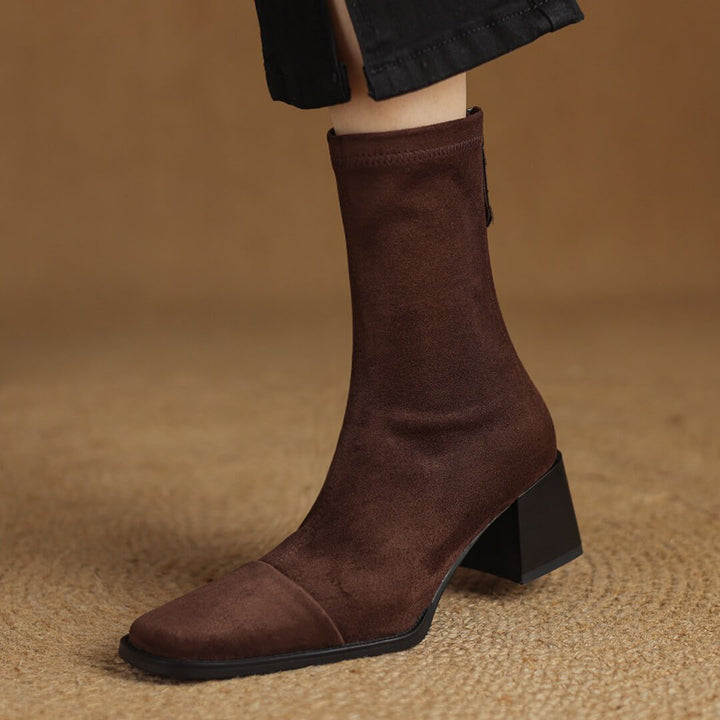 Amira Genuine Suede Boots