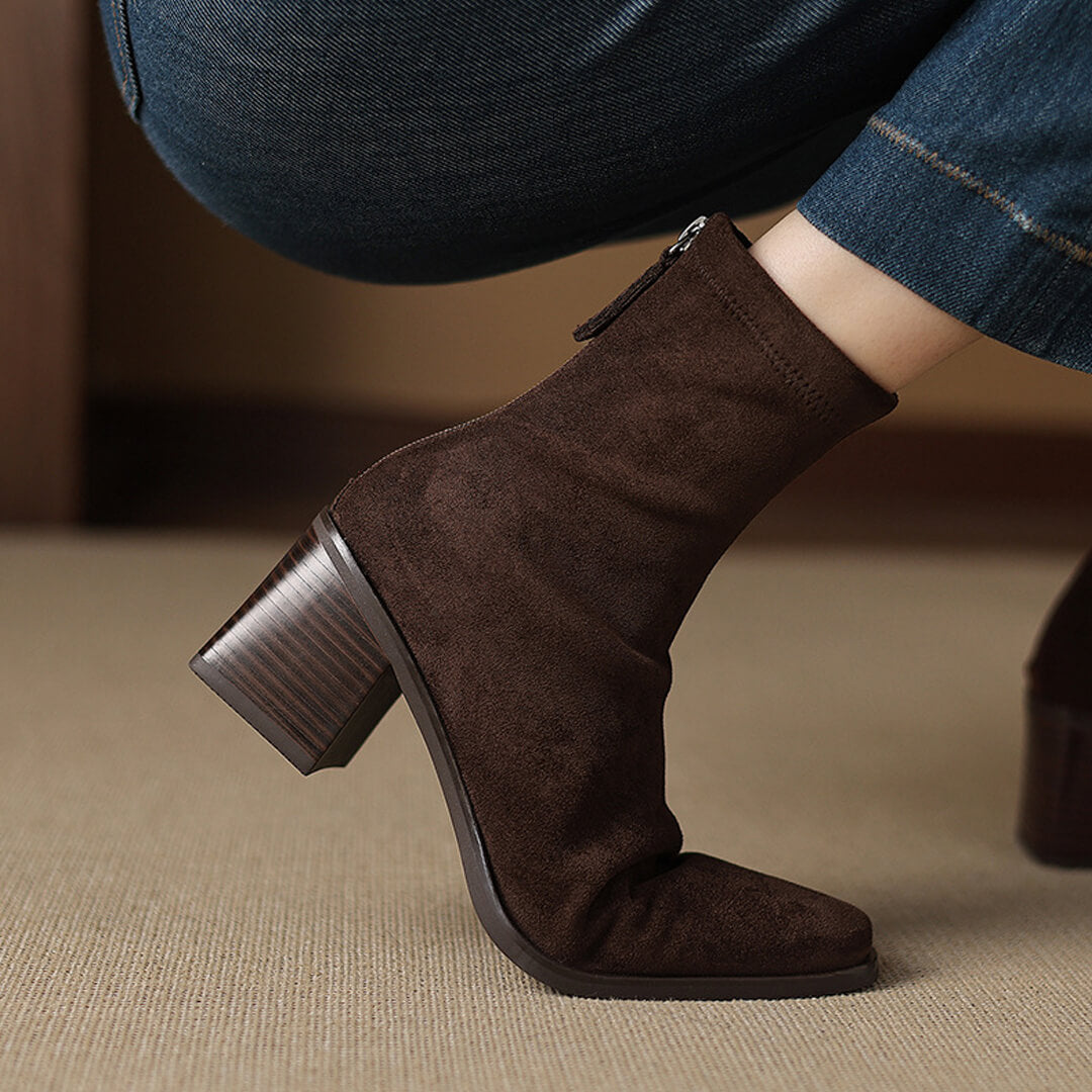 Marvia Genuine Suede Boots