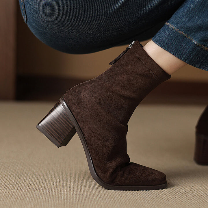 Marvia Genuine Suede Boots