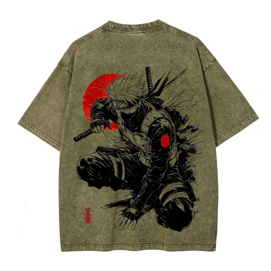 Naruto Unisex Fit Washed T-Shirt