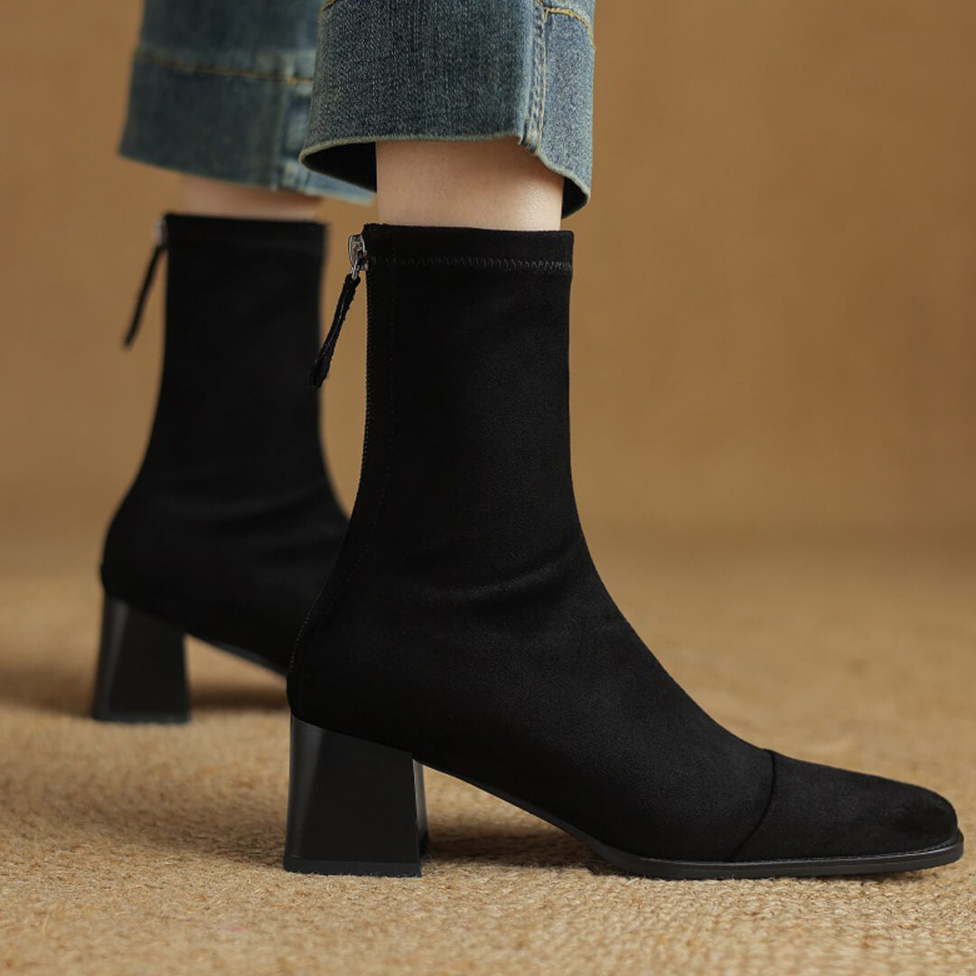 Amira Genuine Suede Boots