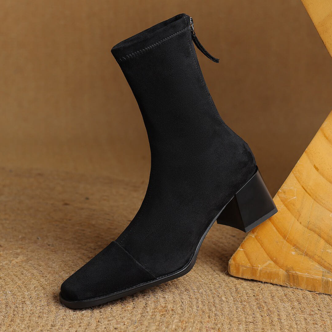 Amira Genuine Suede Boots
