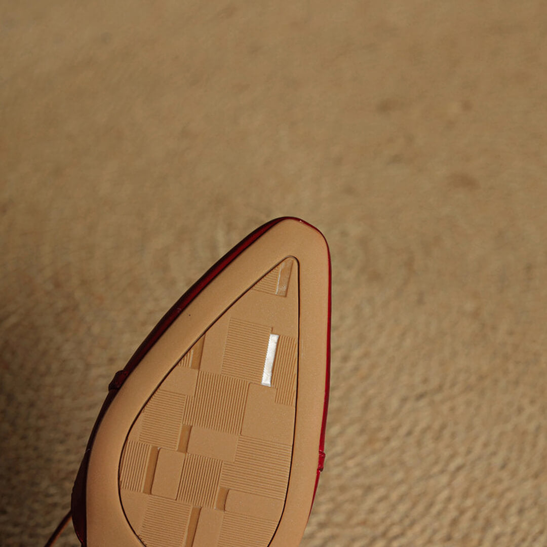 Fiora Genuine Leather Slingbacks