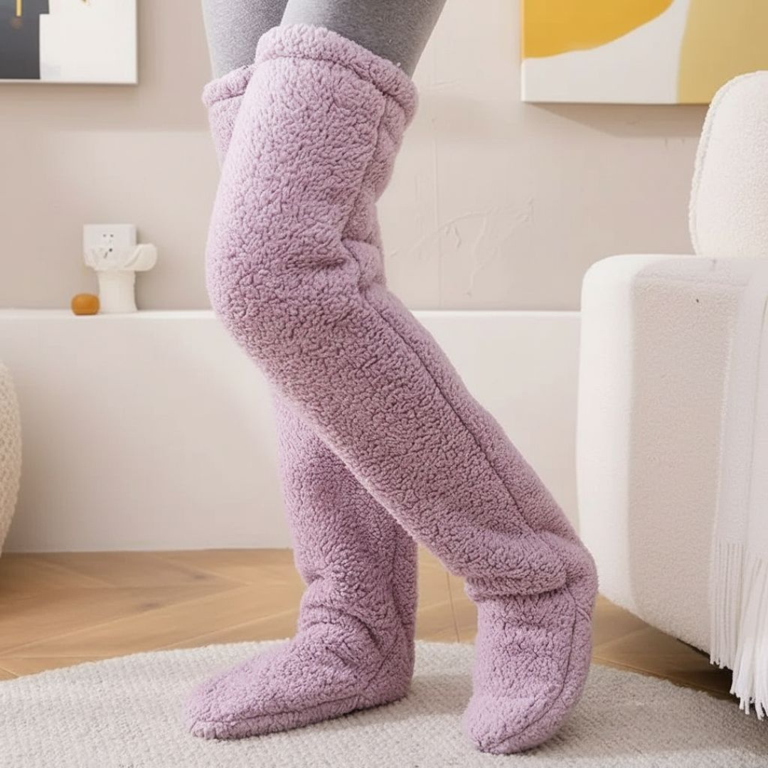 Over Knee Fuzzy Warm Long Socks