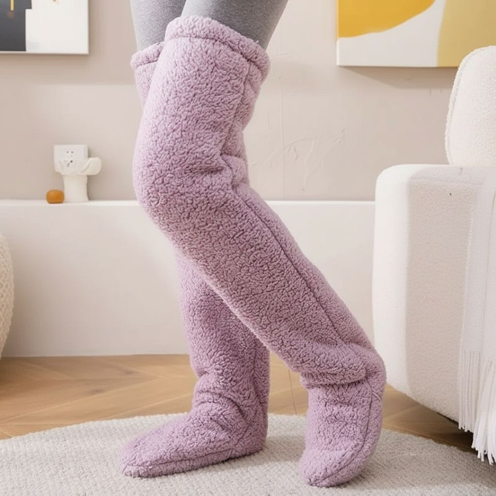 Over Knee Fuzzy Warm Long Socks