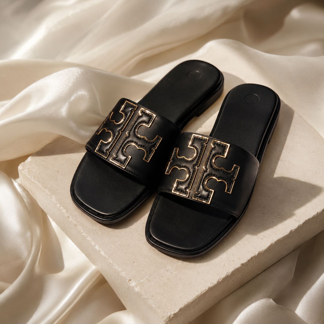 Tory Burch Double T Sport Slide