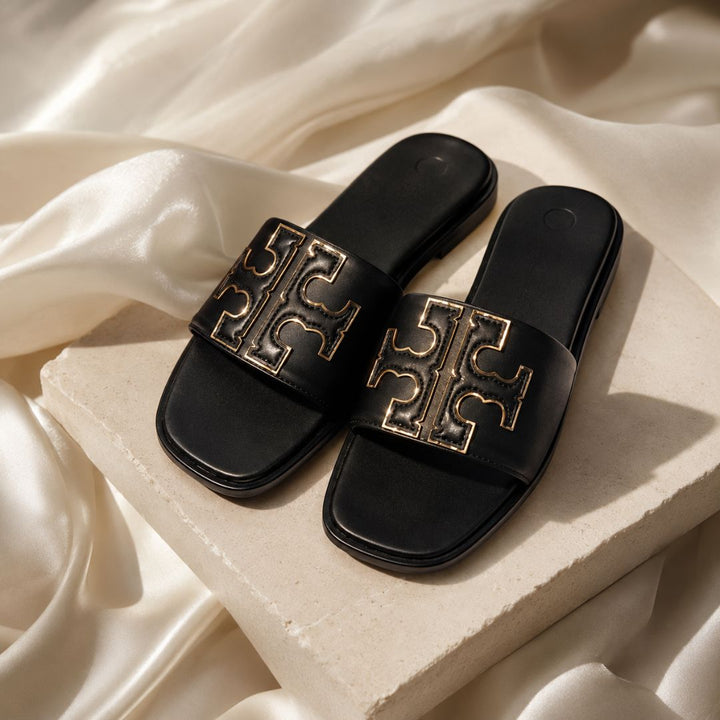 Tory Burch Double T Sport Slide