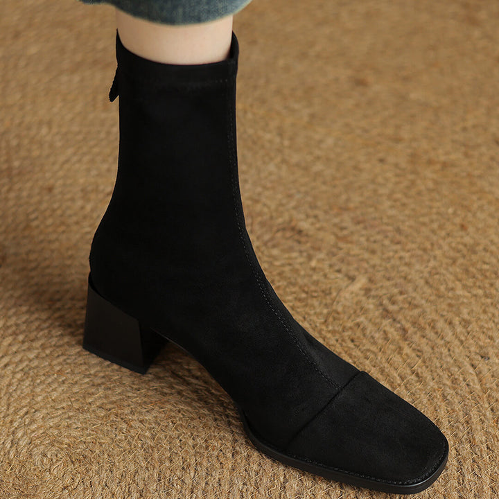 Amira Genuine Suede Boots