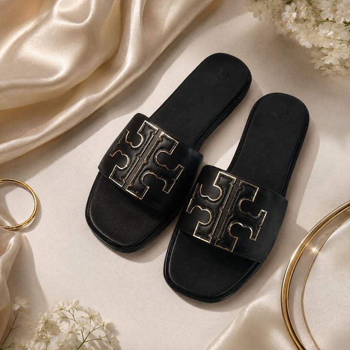 Tory Burch Double T Sport Slide