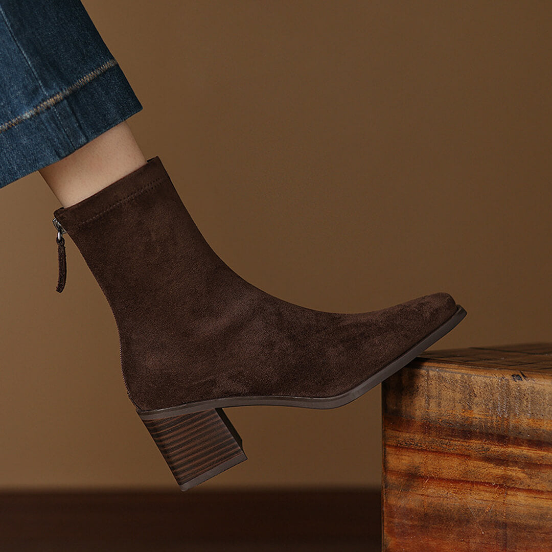 Marvia Genuine Suede Boots