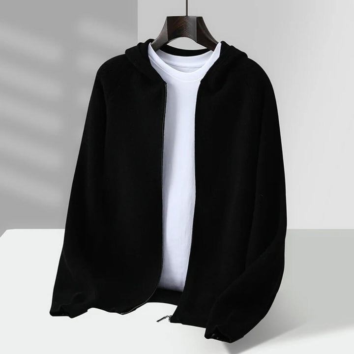 Valerio Cashmere Zip Hoodie