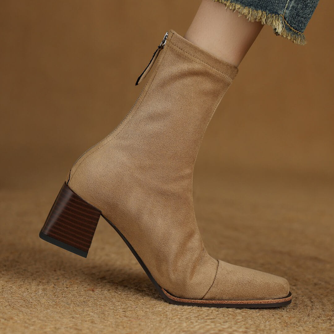 Amira Genuine Suede Boots