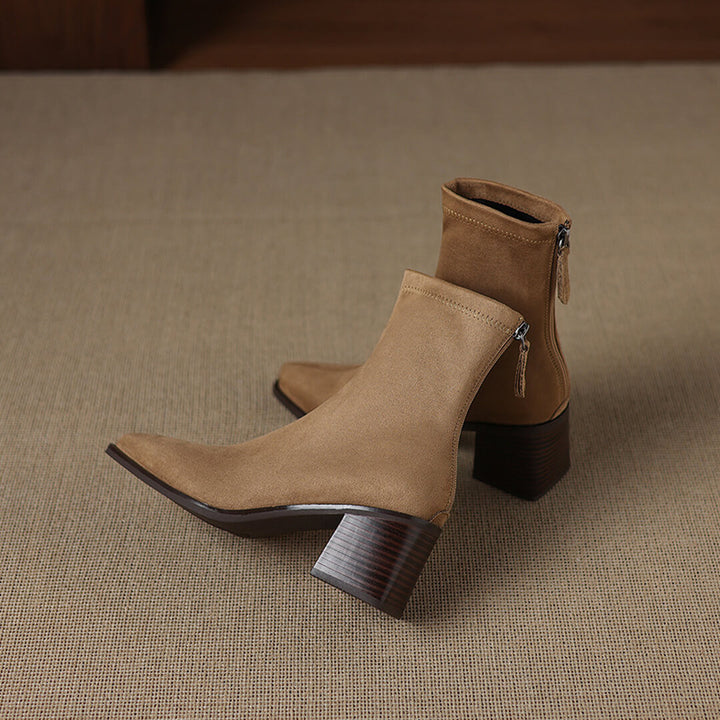 Marvia Genuine Suede Boots