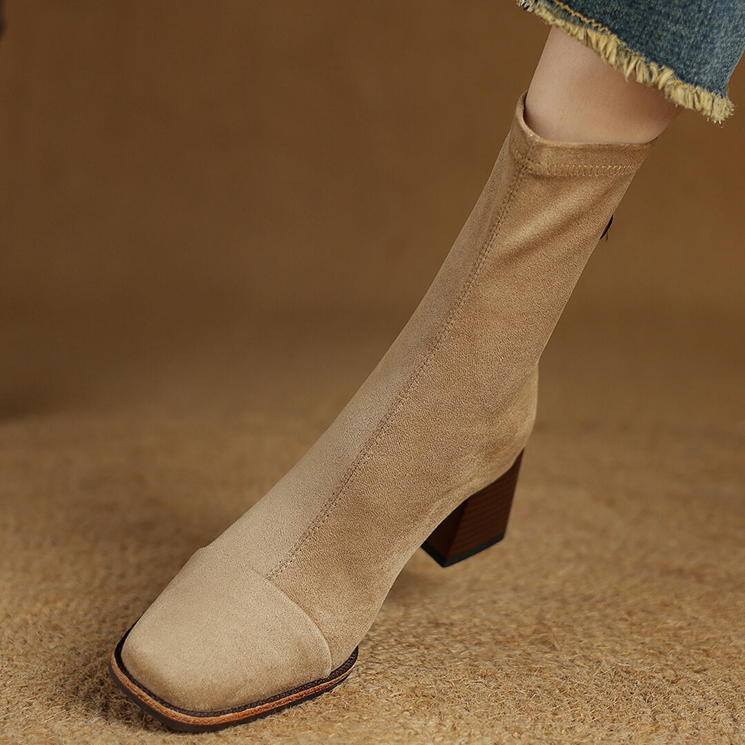 Amira Genuine Suede Boots