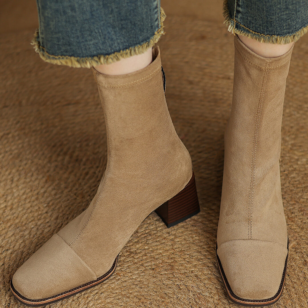 Amira Genuine Suede Boots