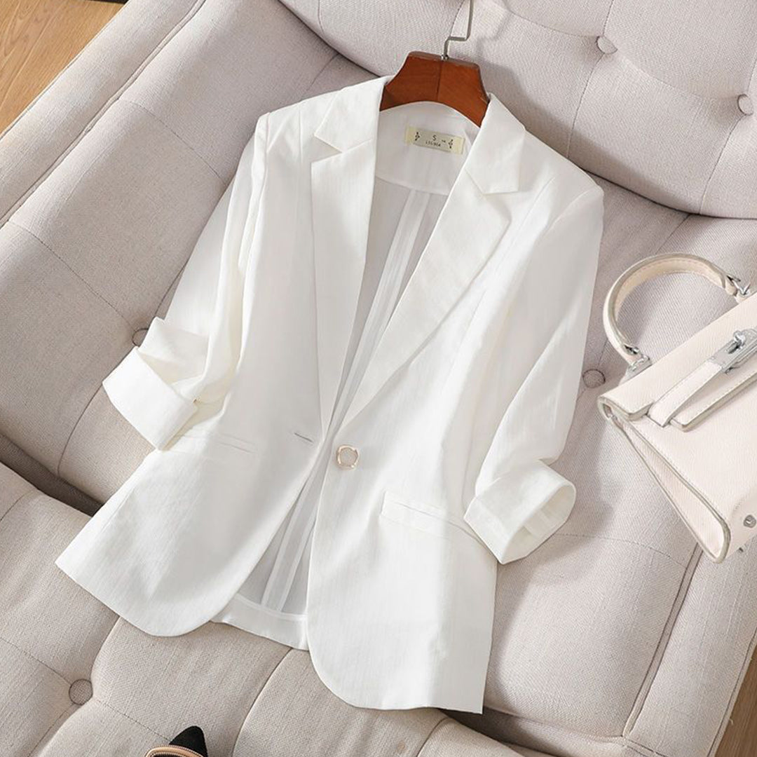 Alora Linen Blazer