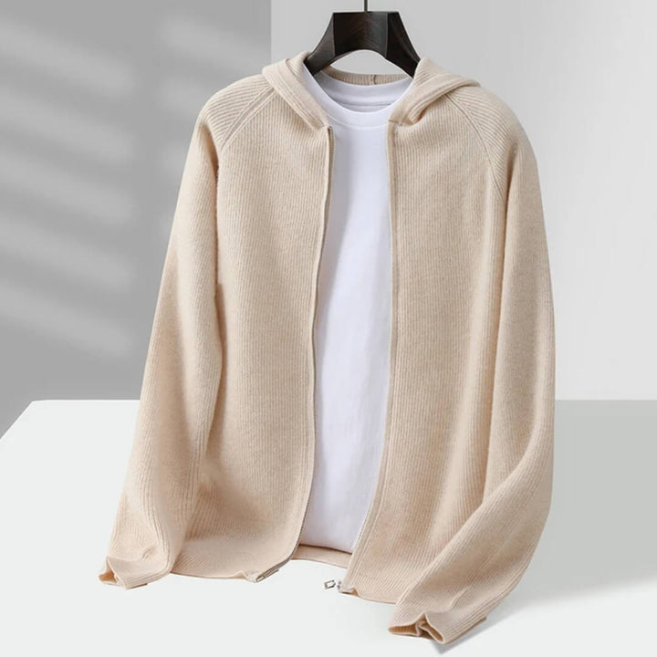 Valerio Cashmere Zip Hoodie