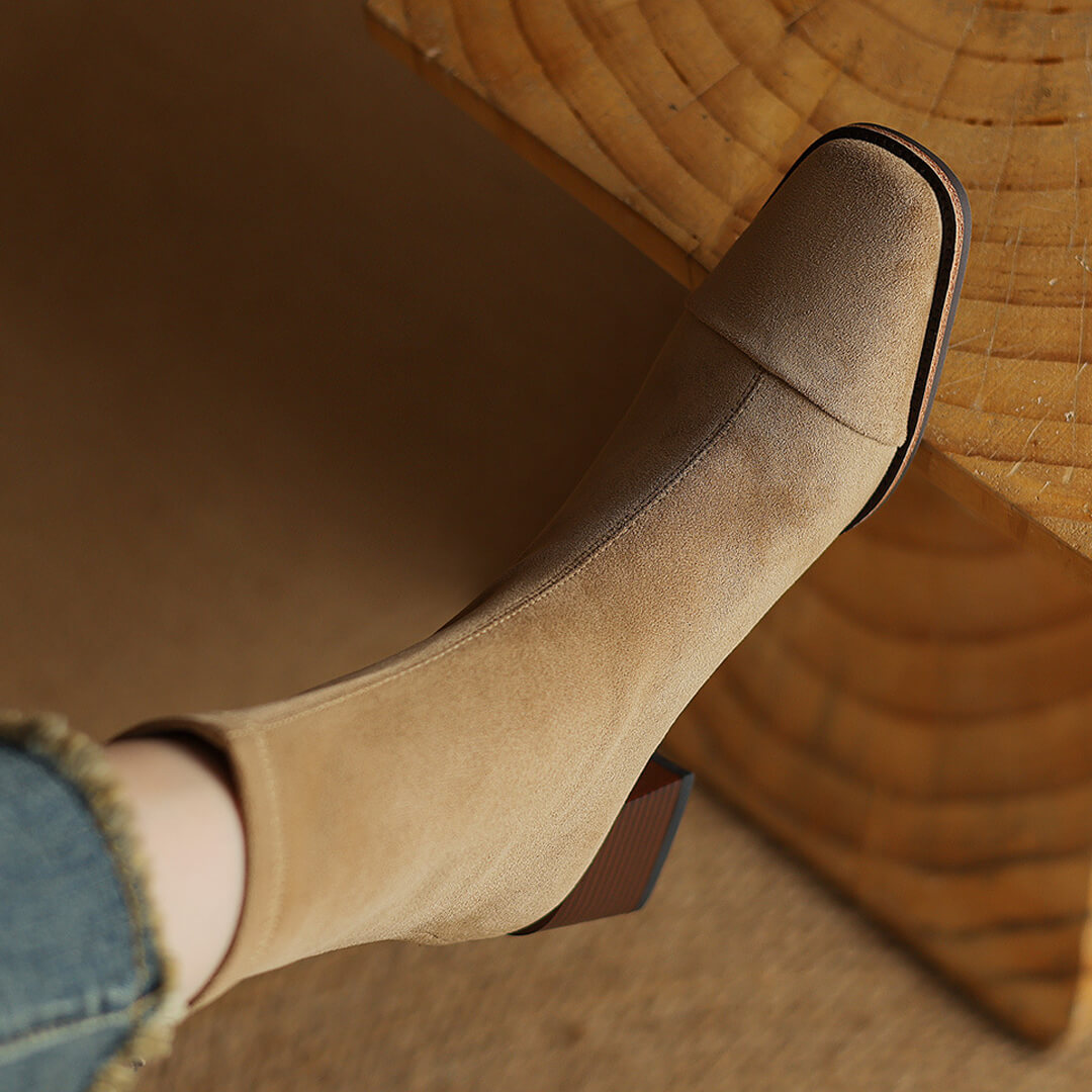 Amira Genuine Suede Boots