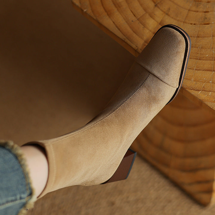 Amira Genuine Suede Boots