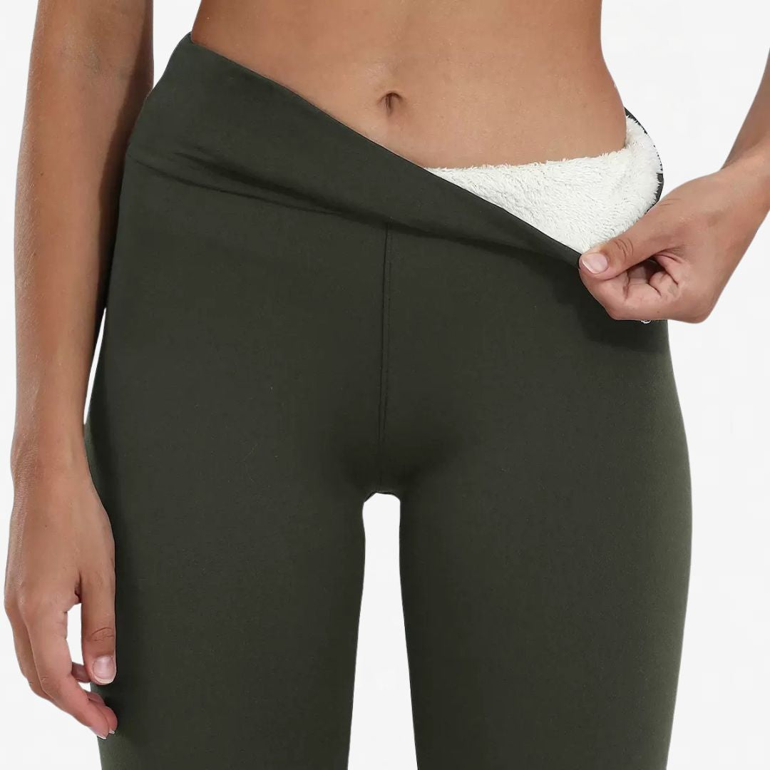 High-Waist Thermal Fleece Leggings