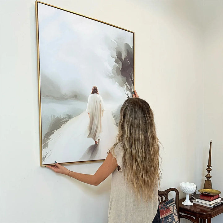 Walking with Jesus Canvas