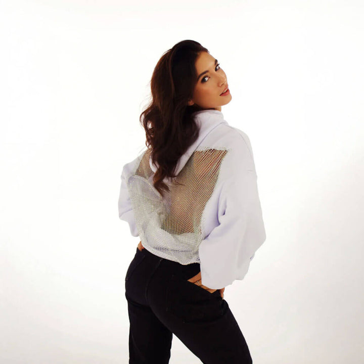 Glow Open Back Hoodie