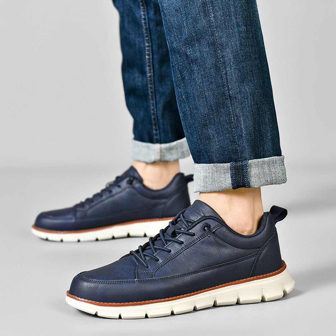 Axton Leather Flex Sneakers