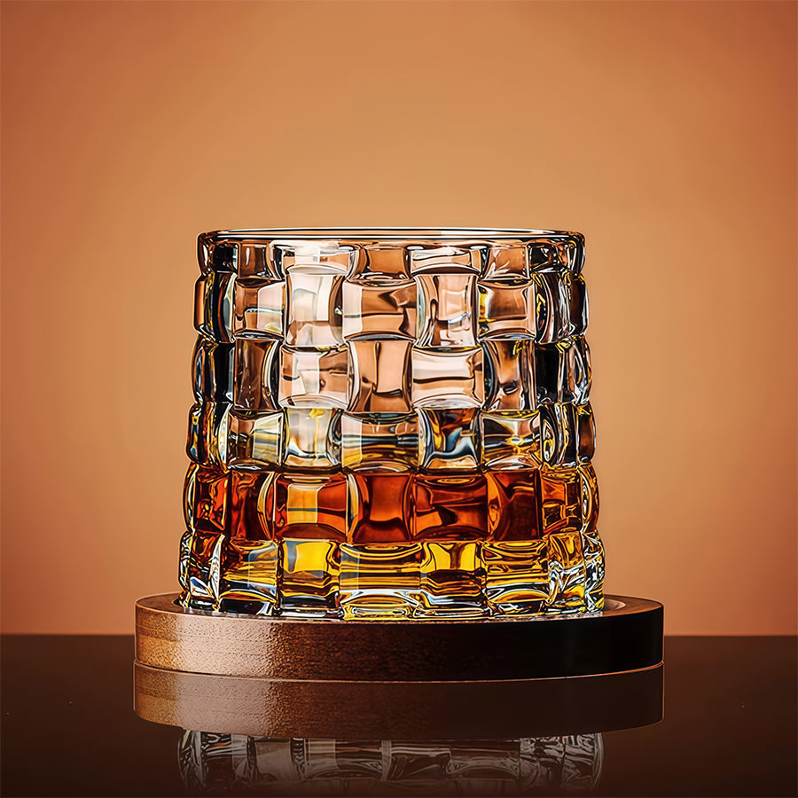 Luxe Wave Crystal Drinkware