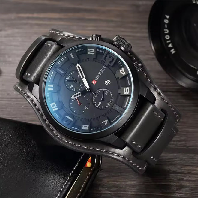 Timberline Leather Timepiece