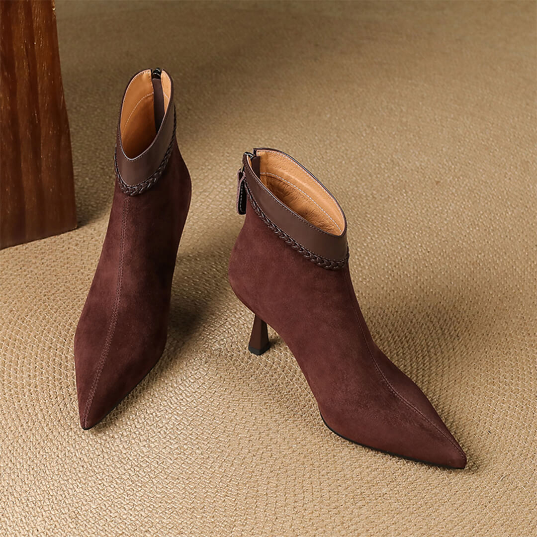 Seriva Genuine Suede Ankle Boots