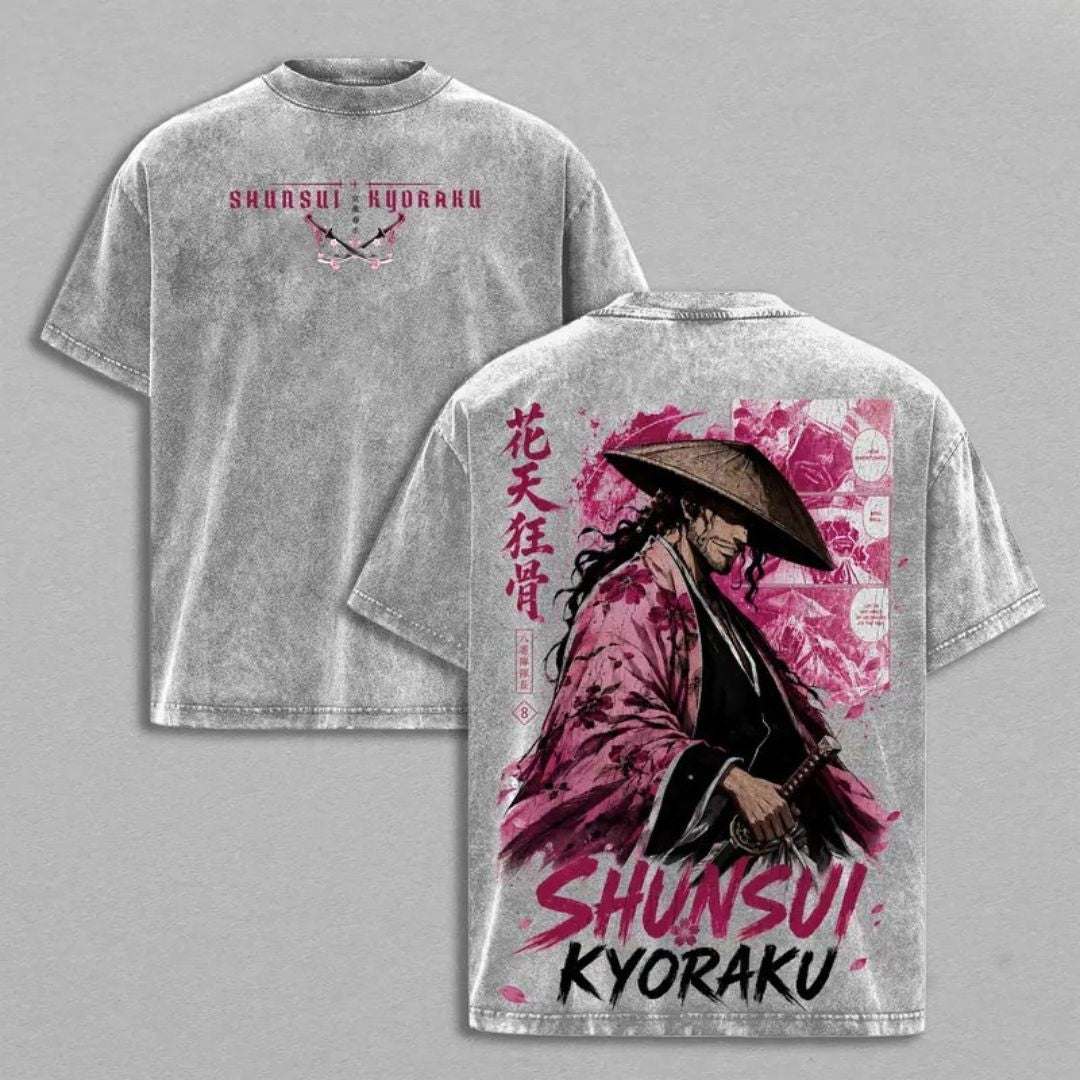 Shunsui Kyōraku Vintage Washed T-Shirt