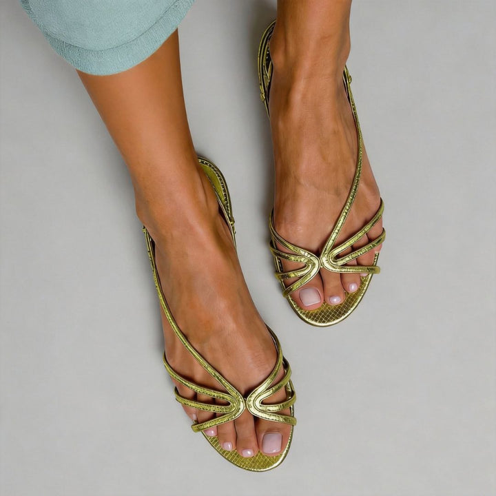 Amorgos Fine Strap Slingback Women’s Sandals