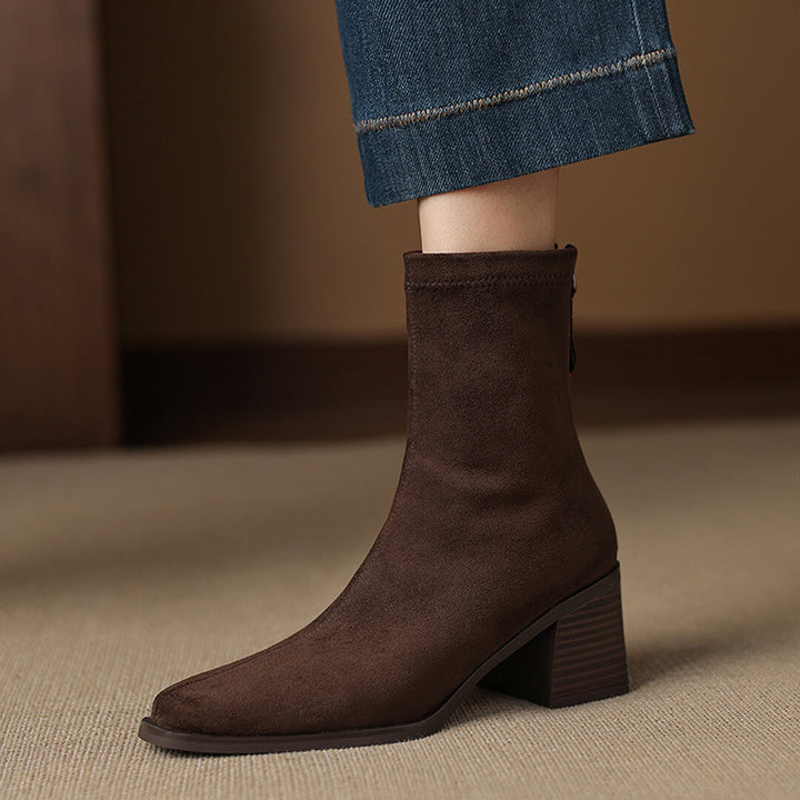 Marvia Genuine Suede Boots