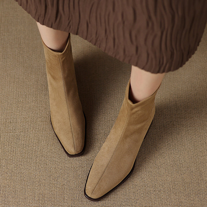 Marvia Genuine Suede Boots