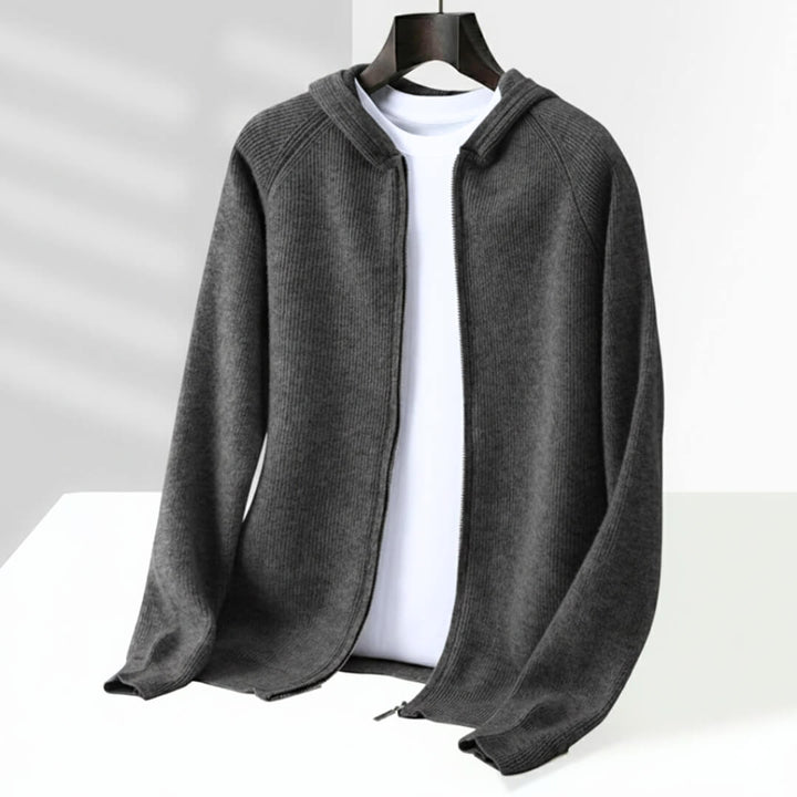 Valerio Cashmere Zip Hoodie