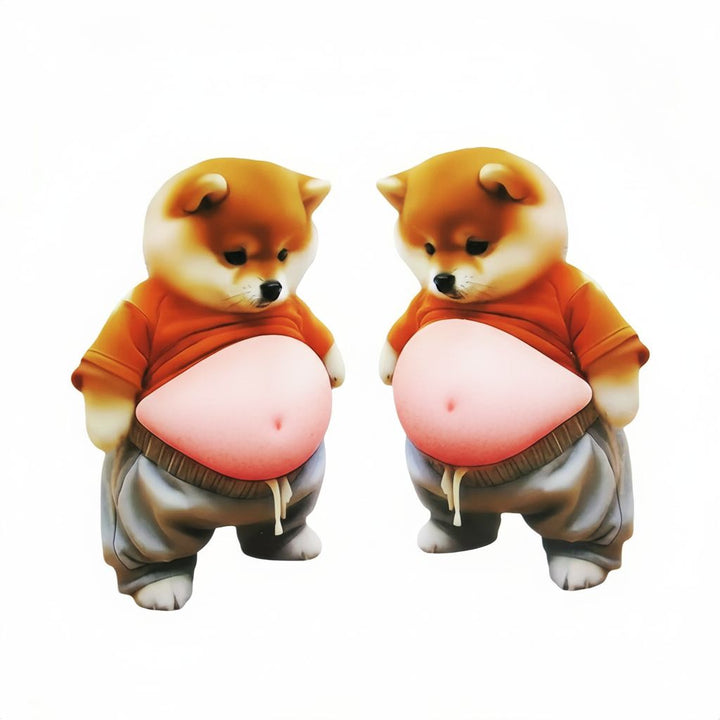 Chubby Shiba Silicone Sticker