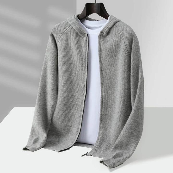 Valerio Cashmere Zip Hoodie