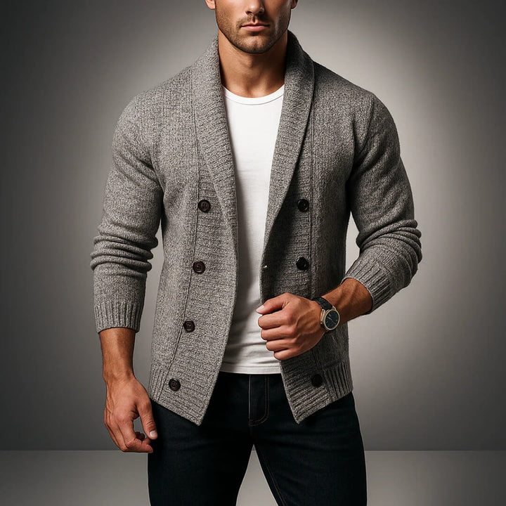 Renzo Double-Breasted Cardigan