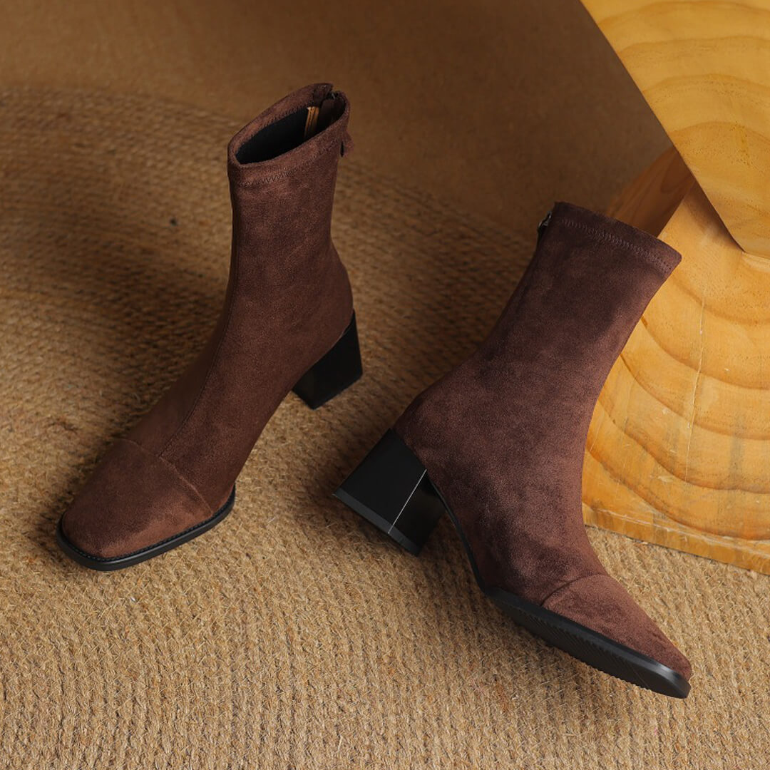 Amira Genuine Suede Boots