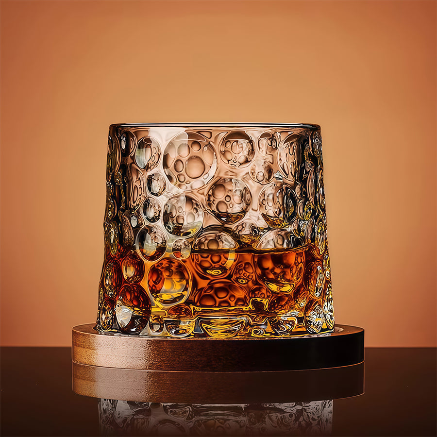 Luxe Wave Crystal Drinkware