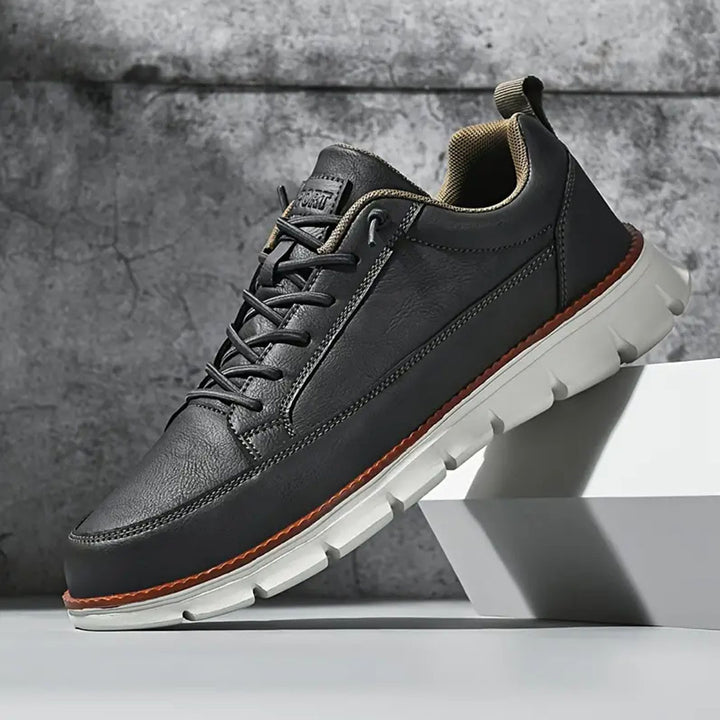 Axton Leather Flex Sneakers