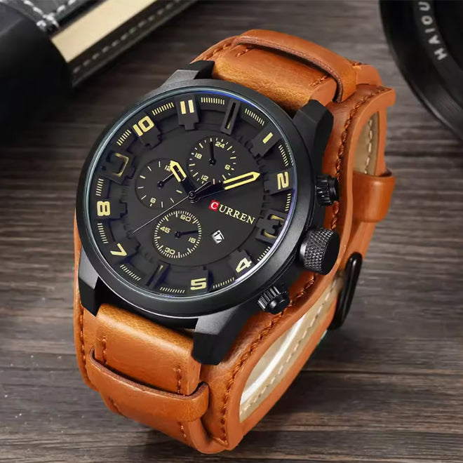 Timberline Leather Timepiece