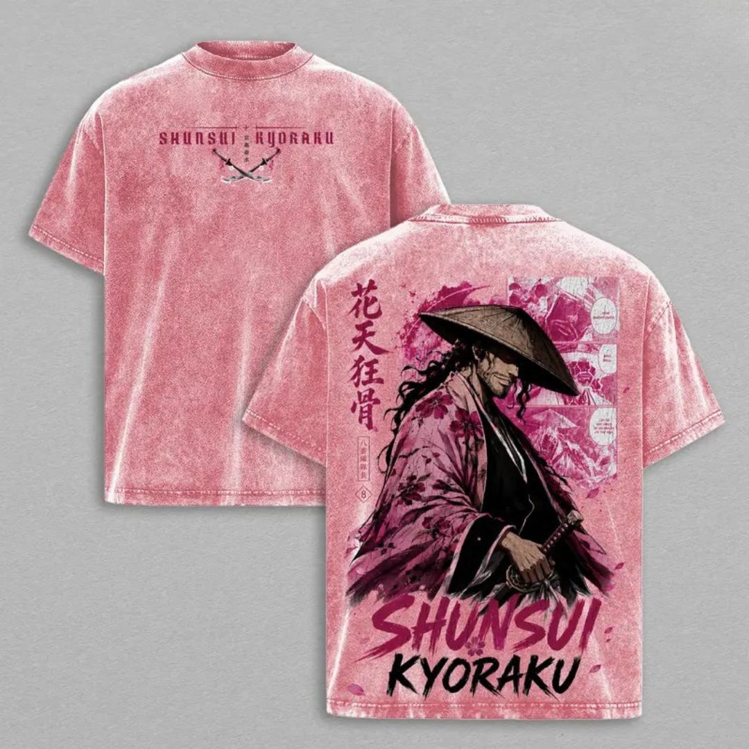 Shunsui Kyōraku Vintage Washed T-Shirt