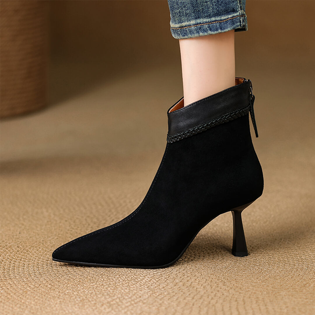 Seriva Genuine Suede Ankle Boots