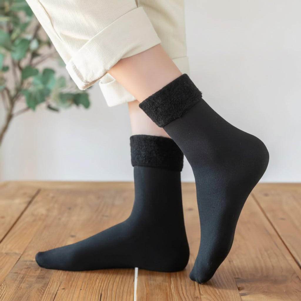 CozyCore Fleece Socks (6 Pairs)