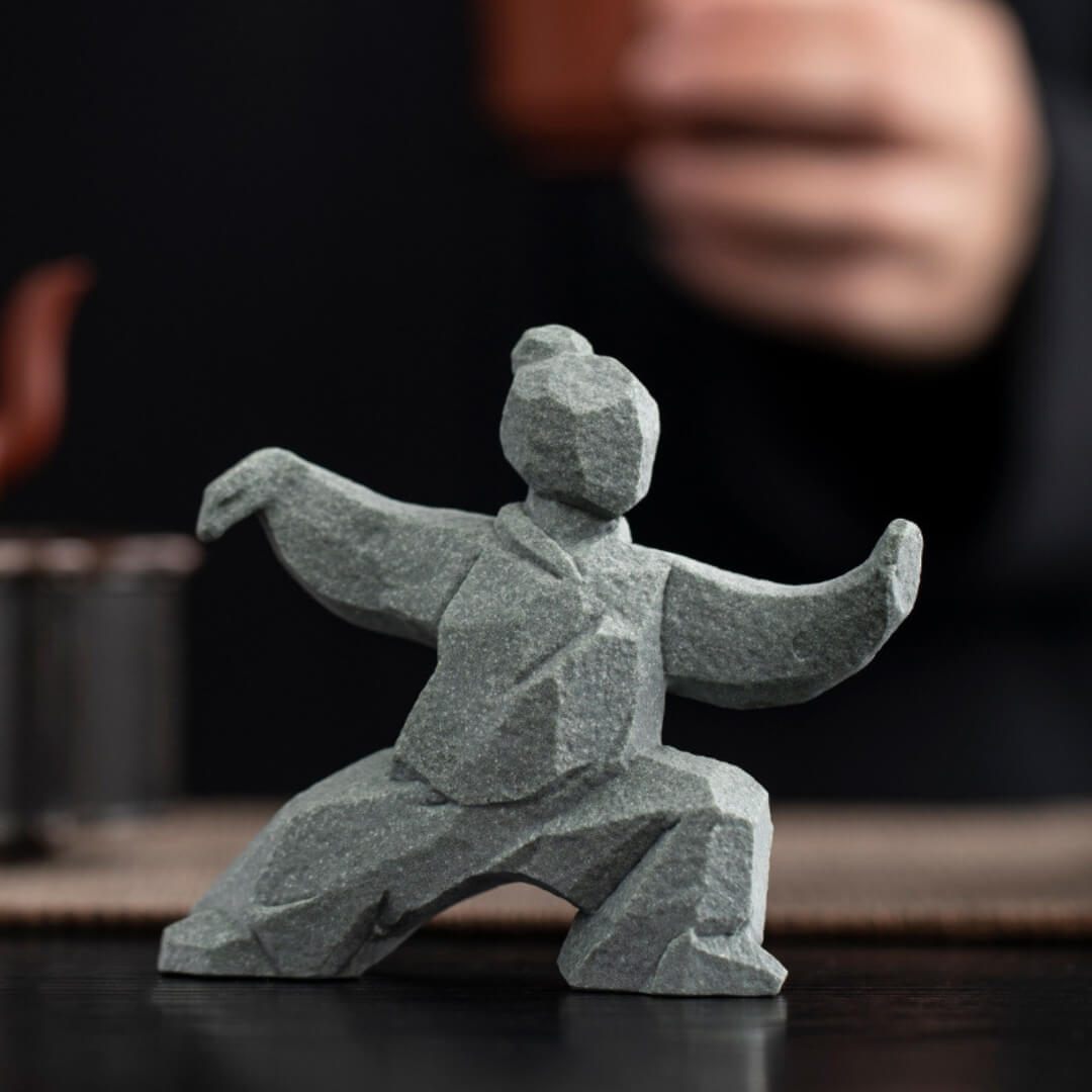 Tai Chi Flow Stone Figurines