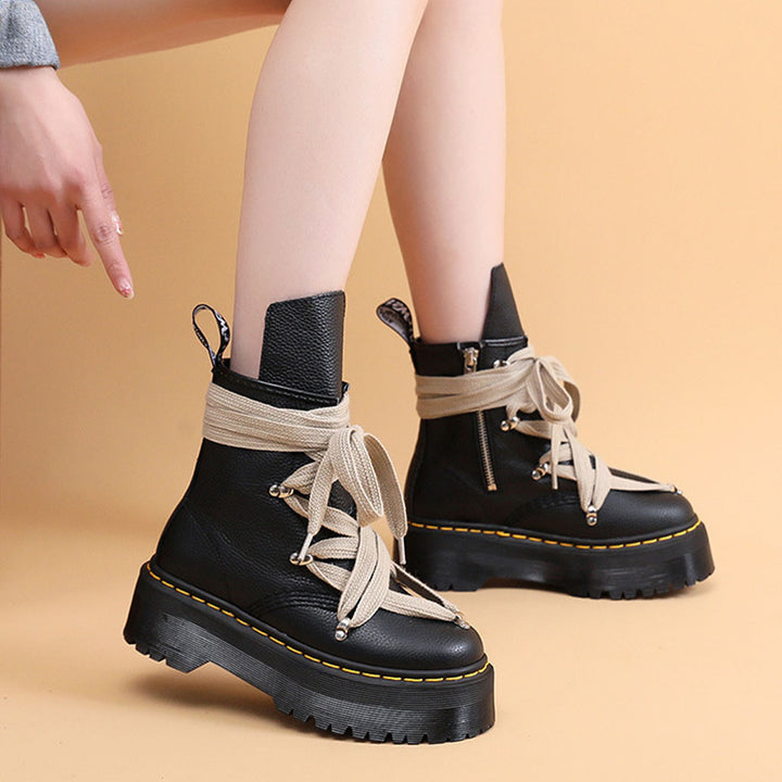 1460 Quad Sole Megalace Boots